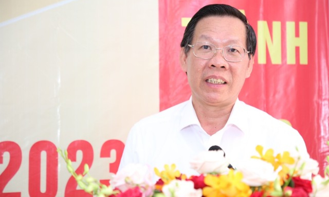 Chủ tịch UBND TPHCM Phan Văn Mãi phát biểu tại Ngày hội - Ảnh: Vũ Phong