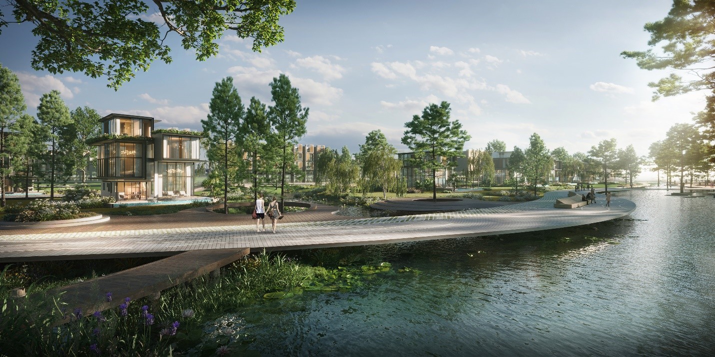 Ecovillage Saigon River khi hoàn thành sẽ trở thành vùng đất Blue Zones đầu tiên của Việt Nam.