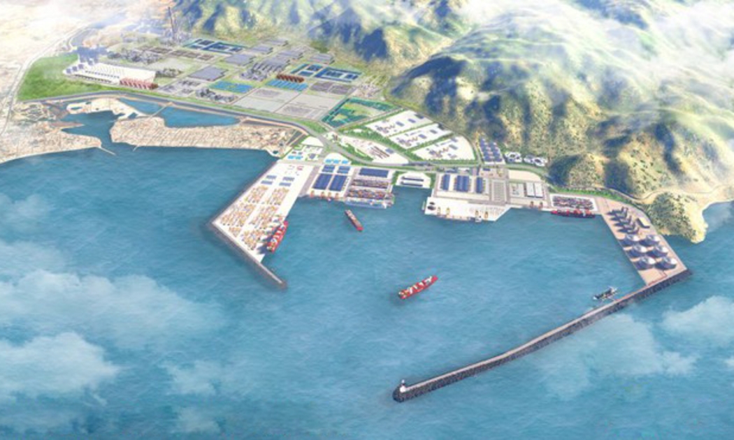 Khu đô thị - công nghiệp  cảng Cà Ná. Ảnh: Portcoast.