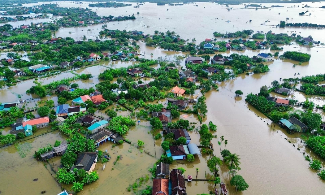 Mưa lũ gây thiệt hại nặng nề tại huyện Hải Lăng, tỉnh Quảng Trị