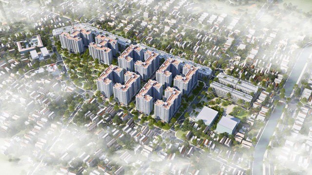 Dự án nhà ở xã hội tại Tổng kho 3 Lạc Viên đang được chủ đầu tư gấp rút triển khai xây dựng