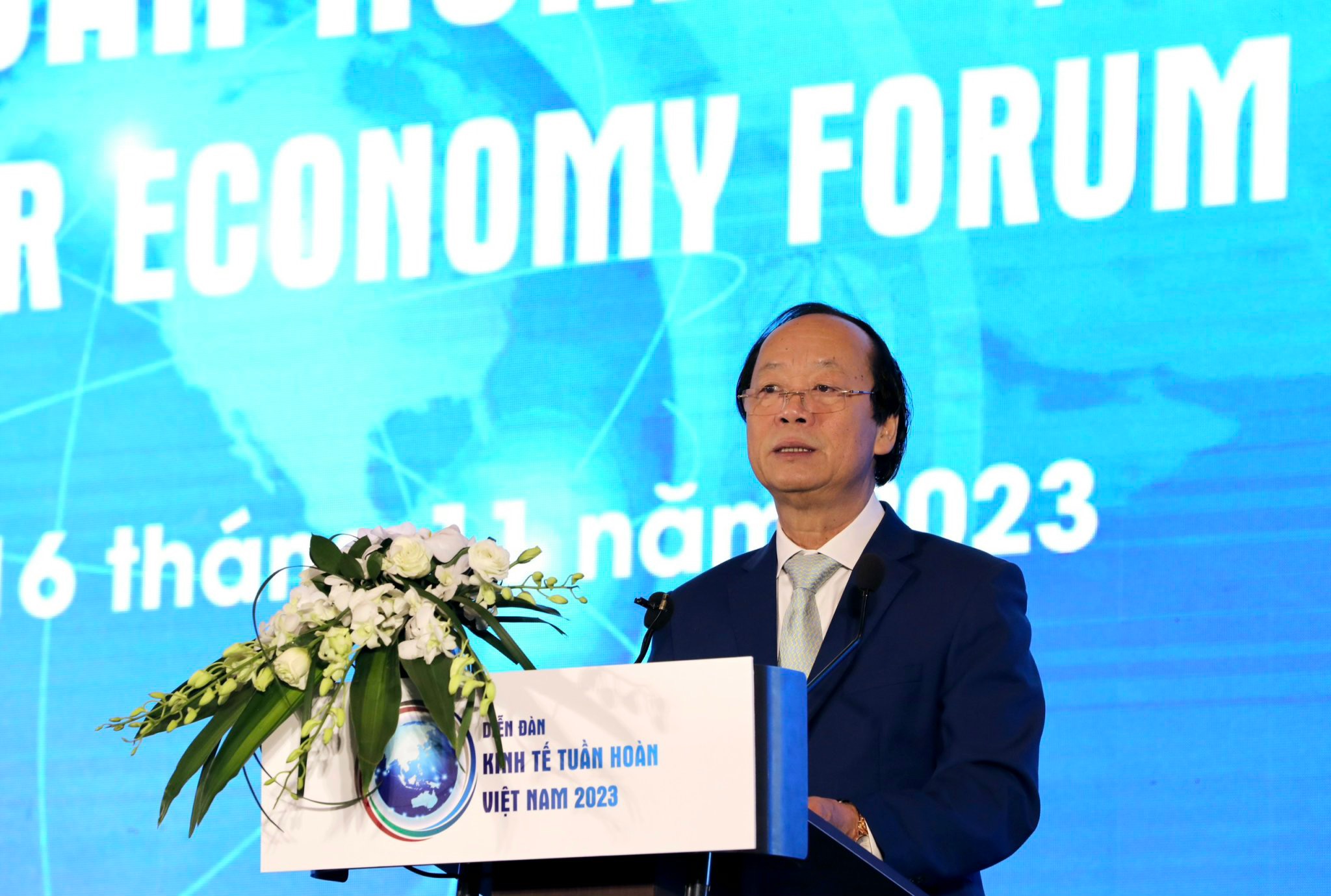 Deputy Minister of Natural Resources and the Environment Vo Tuan Nhan