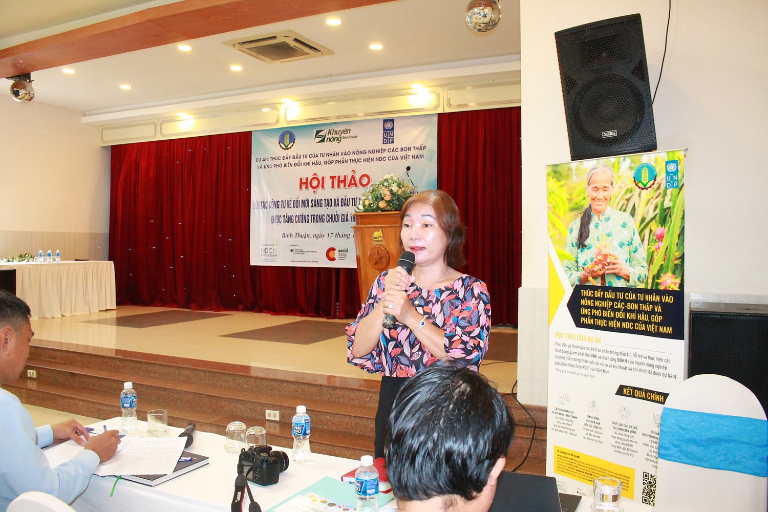 Bà Nguyễn Thị Phương Vinh, Phó Chi cục Bảo vệ thực vật tỉnh Bình Thuận.
