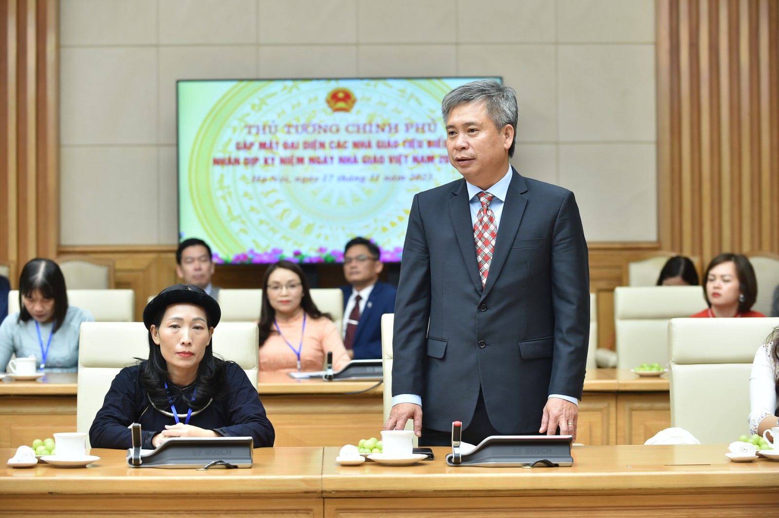 Thầy gi&aacute;o L&ecirc; Đ&igrave;nh Kha, Hiệu trưởng Trường Cao đẳng Kỹ thuật Cao Thắng (TPHCM). Ảnh: VGP