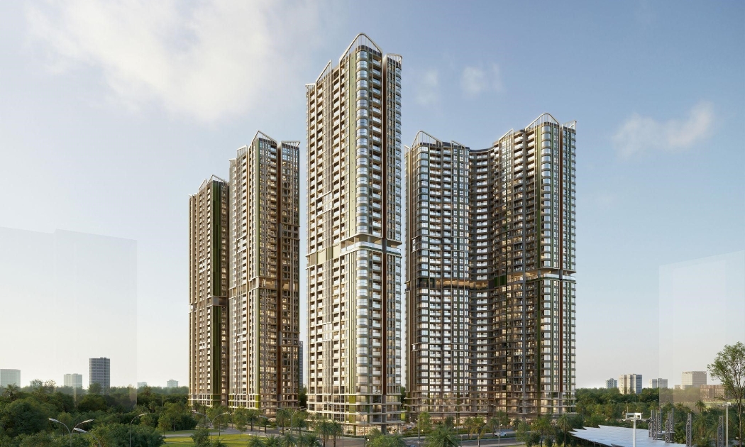 Phối cảnh dự án LUMIÈRE Evergreen của Masterise Homes tại Đại đô thị Smart City (Nam Từ Liêm, Hà Nội).