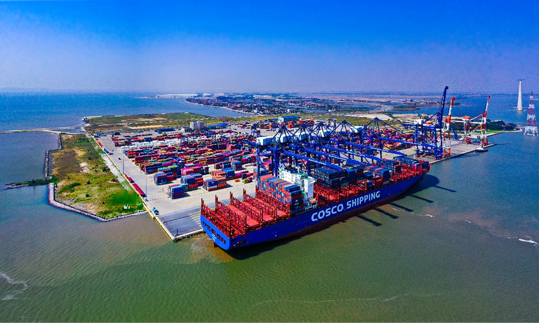 Lượng hàng hoá thông qua cảng Hải Phòng năm 2023 chỉ ước đạt 170 triệu tấn