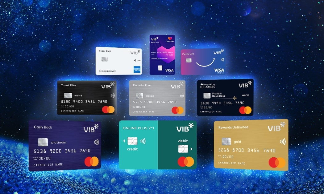 Hệ sinh thái thẻ VIB đáp ứng nhu cầu đa dạng của người dùng. Ảnh: VIB.