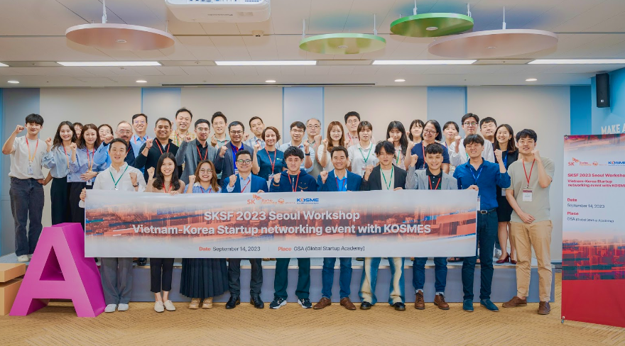 Chuyến công tác Hàn Quốc kết nối Top 10 SKSF 2023 với Hệ sinh thái Hàn Quốc.