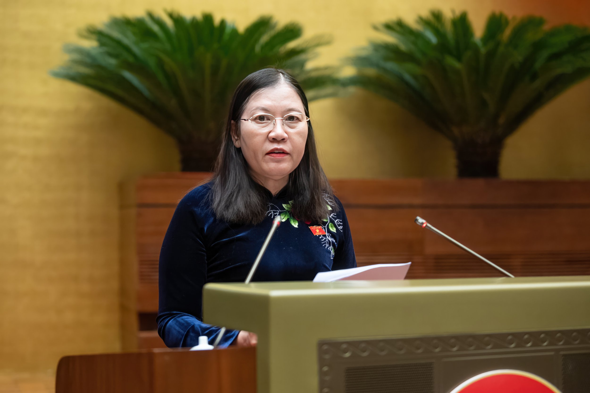 Chủ nhiệm Ủy ban Tư ph&aacute;p của Quốc hội L&ecirc; Thị Nga (ảnh:quochoi.vn).