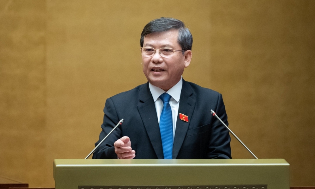 Viện trưởng Viện Kiểm sát nhân dân tối cao Lê Minh Trí giải trình làm rõ những vấn đề đại biểu nêu chiều ngày 21/11/2023. 