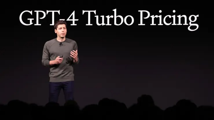 Sam Altman phát biểu trong sự kiện OpenAI DevDay vào ngày 06 tháng 11 năm 2023 tại San Francisco, California.