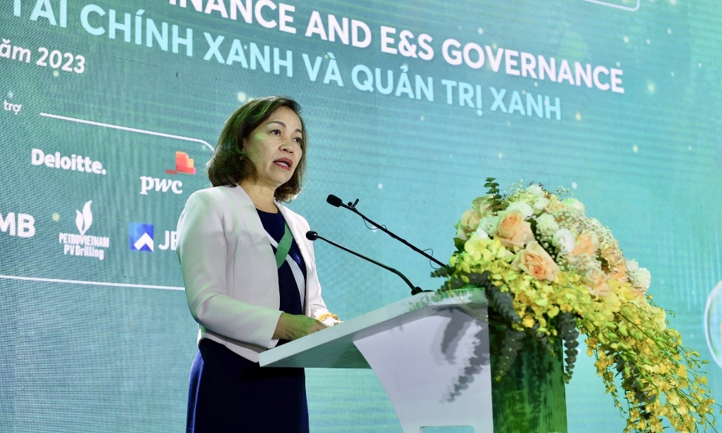 Bà Hà Thu Thanh, Chủ tịch Hội đồng quản trị của Viện Thành viên Hội đồng quản trị Việt Nam (VIOD).