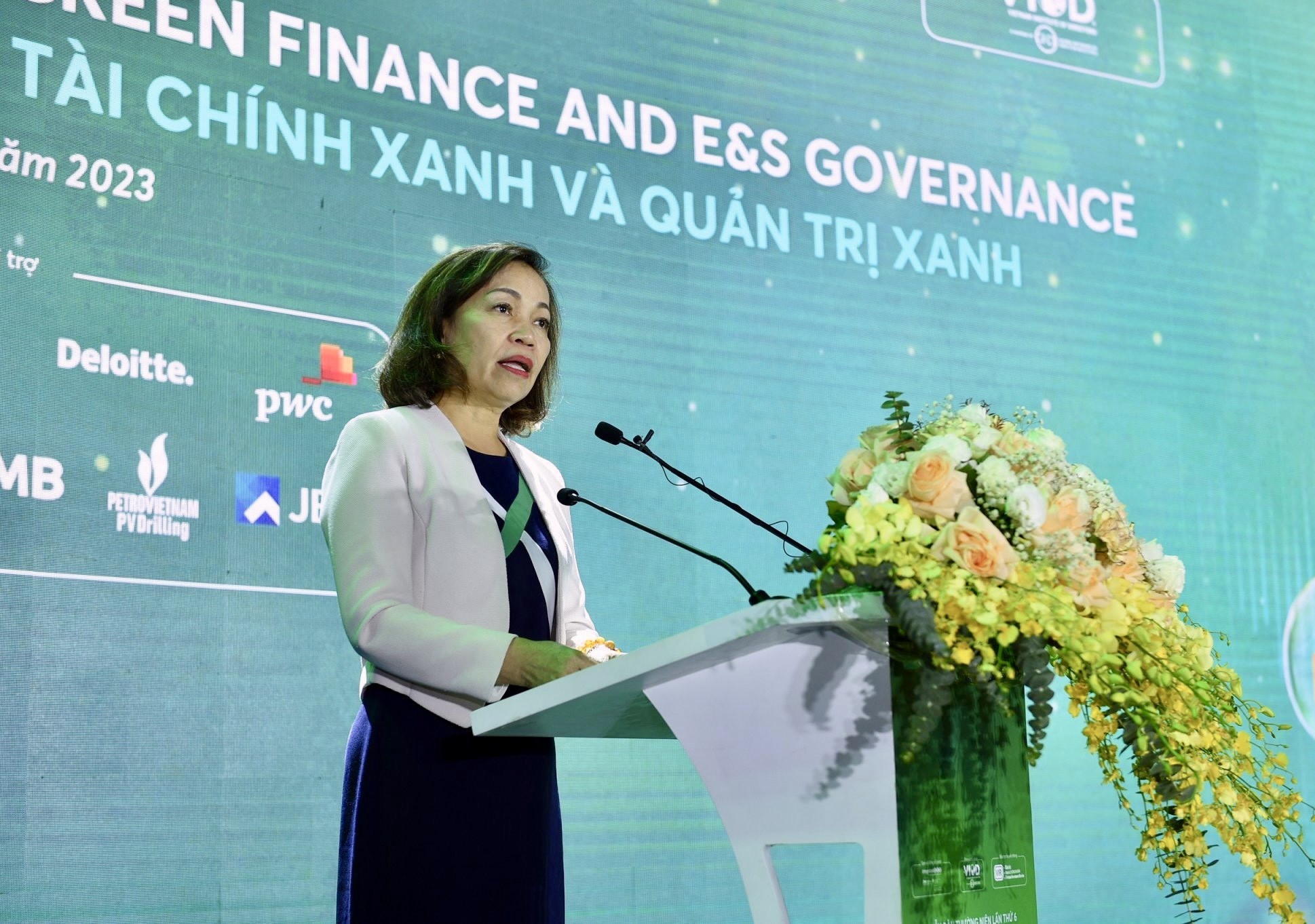 Bà Hà Thu Thanh, Chủ tịch Hội đồng quản trị của Viện Thành viên Hội đồng quản trị Việt Nam (VIOD).