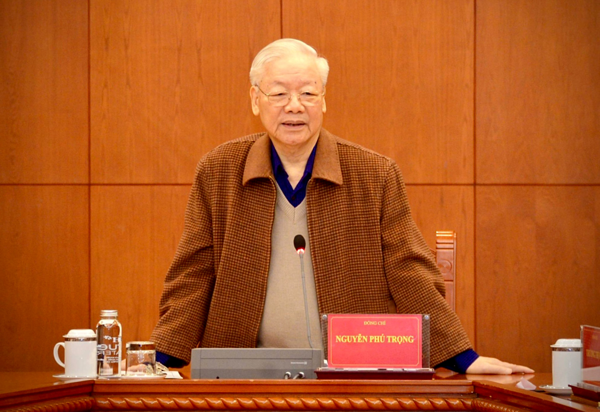 Tổng Bí Thư Nguyễn Phú Trọng: "Công tác phòng, chống tham nhũng, tiêu cực cần phải làm triệt để, hiệu quả, chứ không phải làm ví dụ, làm để cho có".