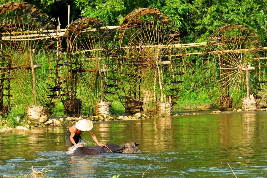 Cọn nước tại Pù Luông