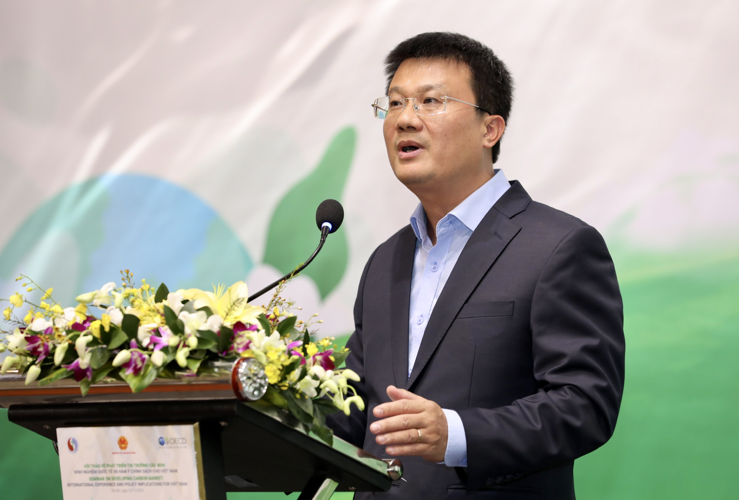 Ông Nguyễn Tuấn Quang, Phó Cục trưởng Cục Biến đổi Khí hậu, Bộ Tài nguyên và Môi trường.