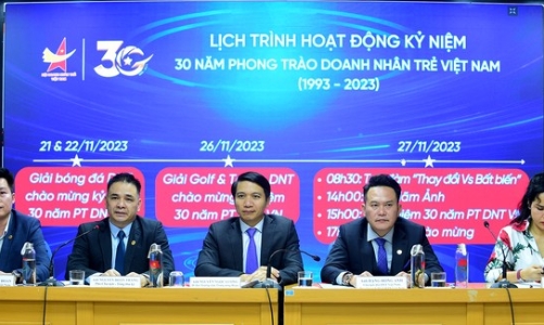 Sắp diễn ra Chương trình kỷ niệm 30 năm phong trào Doanh nhân trẻ