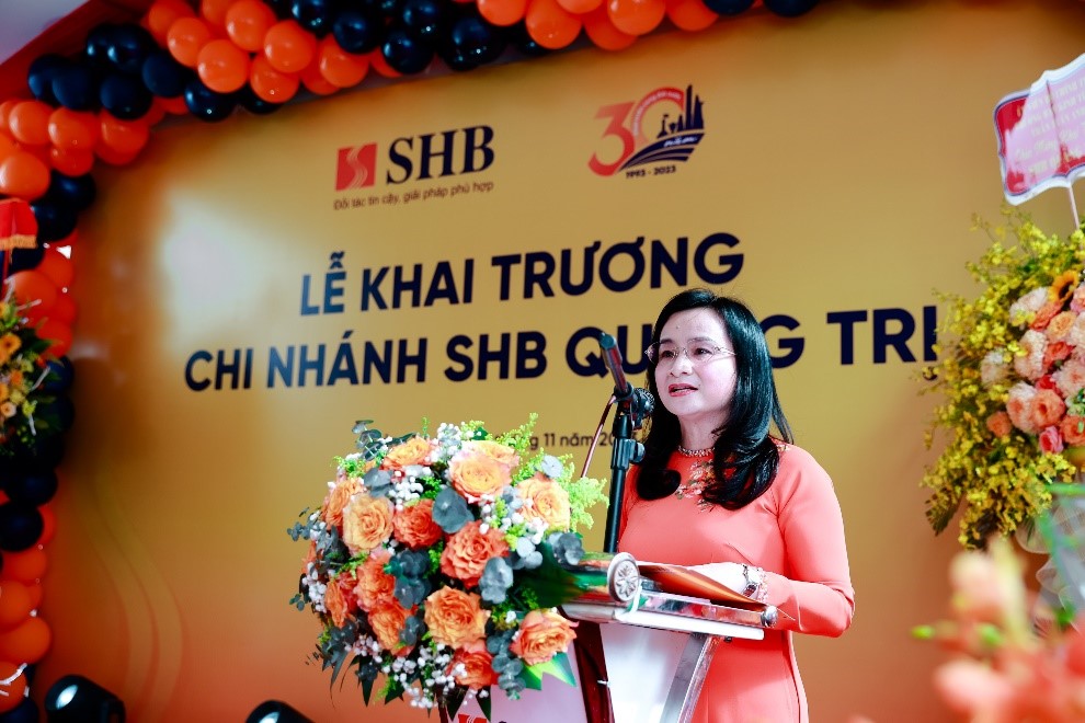 Tổng Giám đốc SHB Ngô Thu Hà nhấn mạnh: 