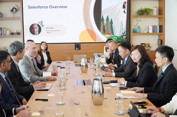 Chủ tịch Ủy ban Chứng kho&aacute;n Nh&agrave; nước Vũ Thị Ch&acirc;n Phương v&agrave; đo&agrave;n c&ocirc;ng t&aacute;c gặp mặt, lắng nghe &yacute; kiến một số doanh nghiệp, quỹ đầu tư lớn của Mỹ .