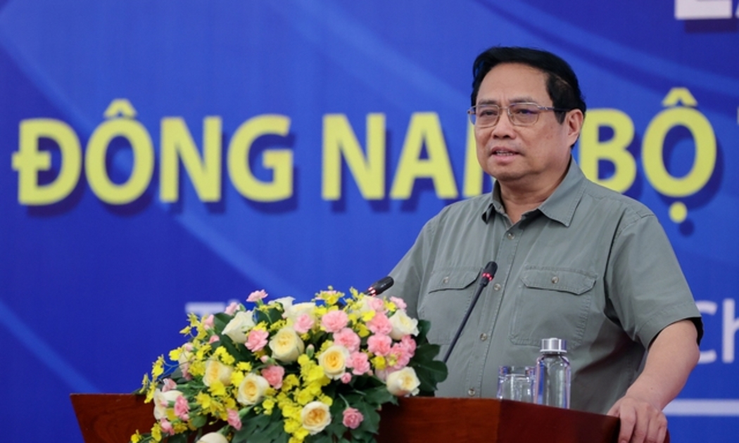 Thủ tướng Chính phủ Phạm Minh Chính phát biểu tại hội nghị - Ảnh: Nhật Bắc