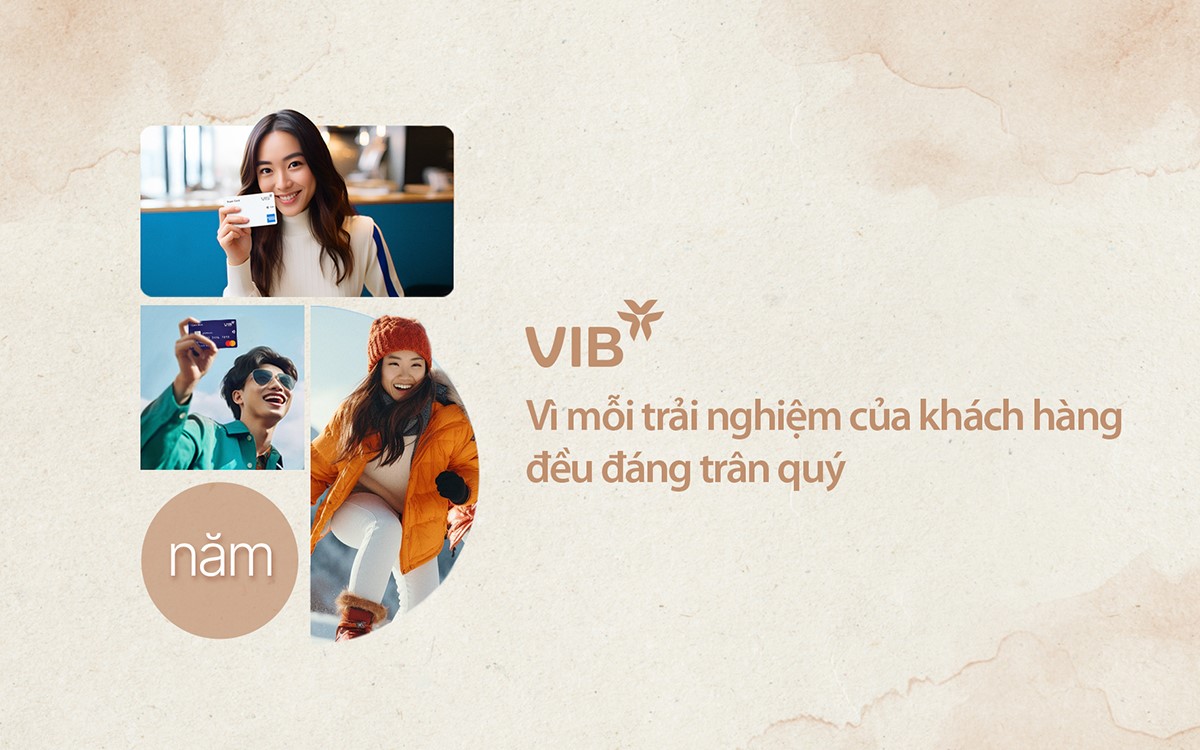 VIB kỷ niệm năm năm tái cấu trúc mảng thẻ tín dụng.