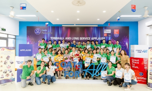 Coats được vinh danh là một trong những nơi làm việc tốt nhất thế giới năm 2023