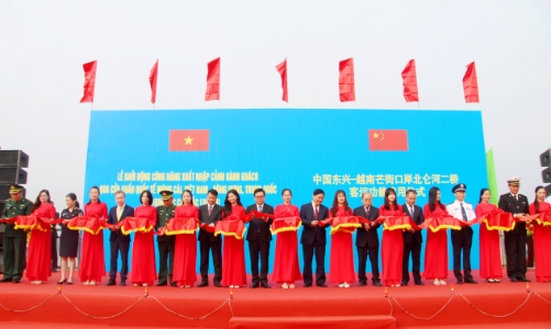 Khởi động xuất, nhập cảnh hành khách qua Cửa khẩu Quốc tế Móng - khu vực cầu Bắc Luân II