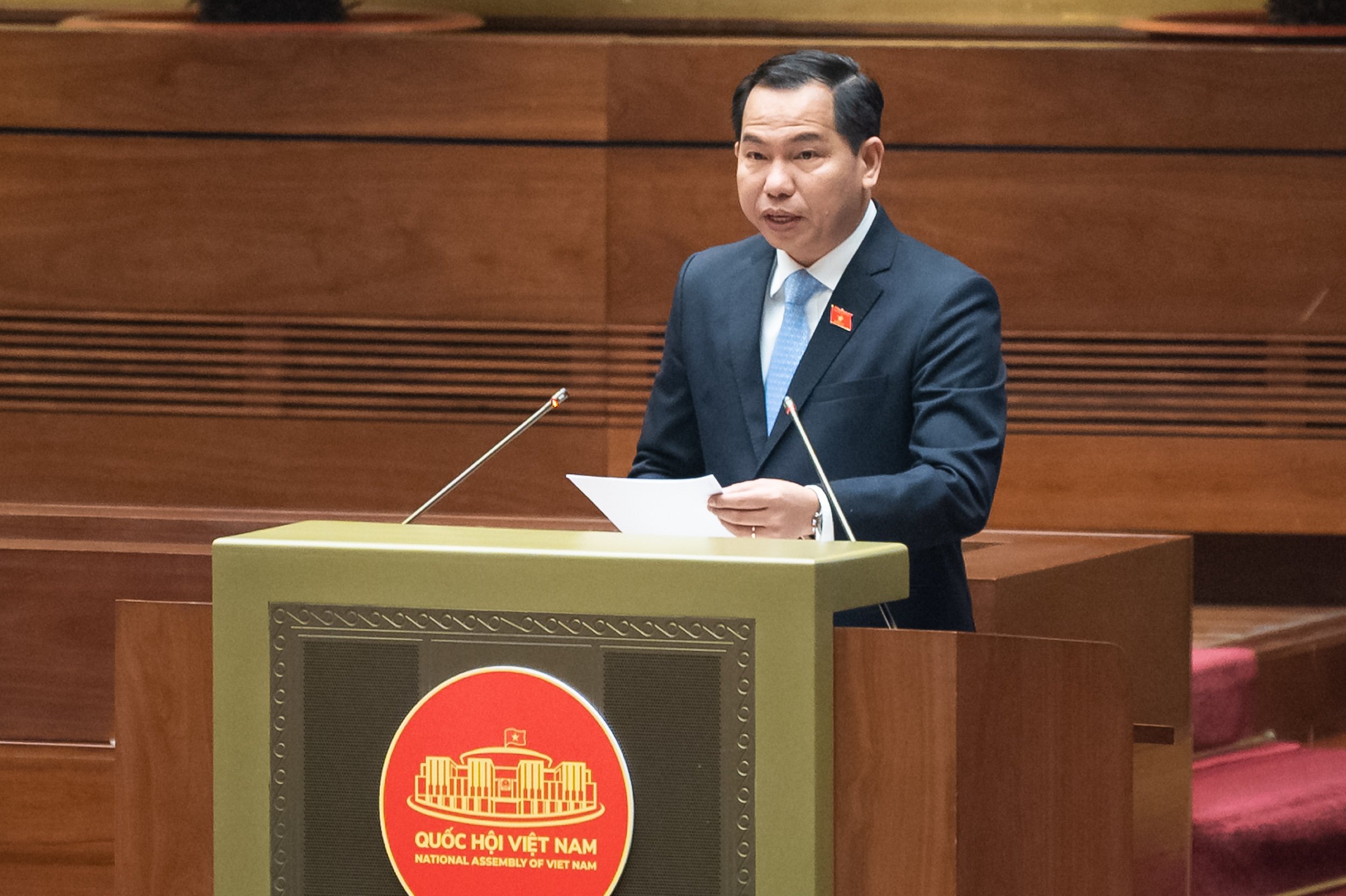 Chủ nhiệm Ủy ban Tài chính, Ngân sách của Quốc hội Lê Quang Mạnh - Ảnh: Quochoi.vn.