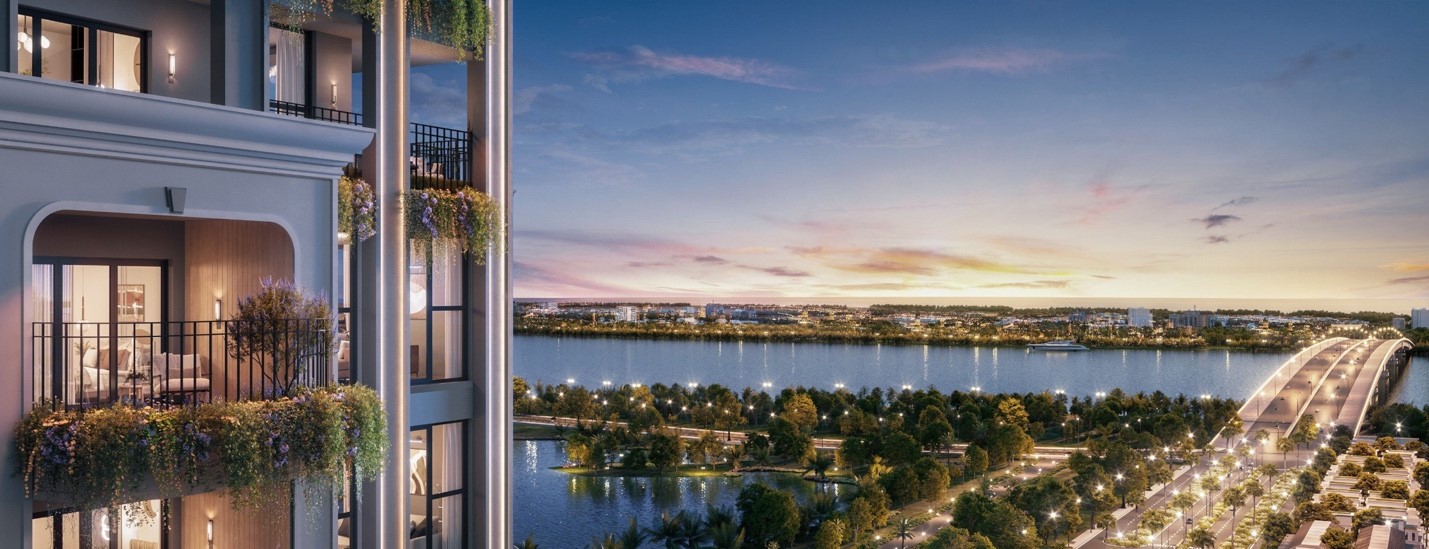 Central Park Residenses với 620 căn hộ như những biệt thự trên không.