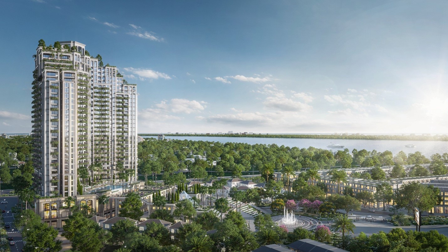 Central Park Residenses nằm tại trái tim của Eco Central Park.