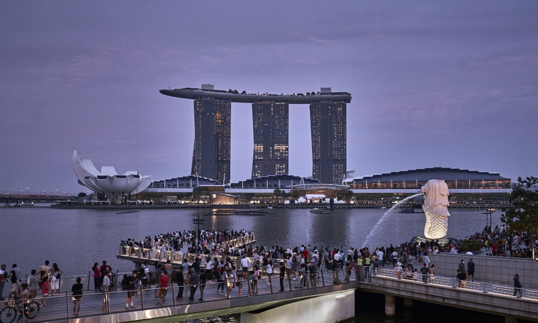Một góc Singapore - Ảnh: Bloomberg.