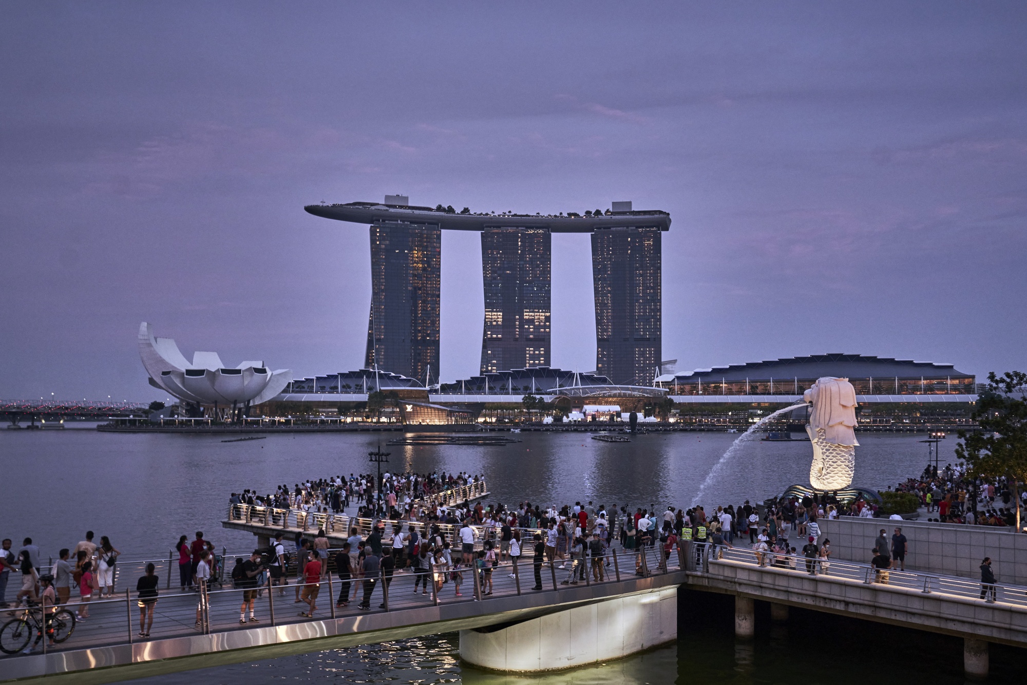Một góc Singapore - Ảnh: Bloomberg.