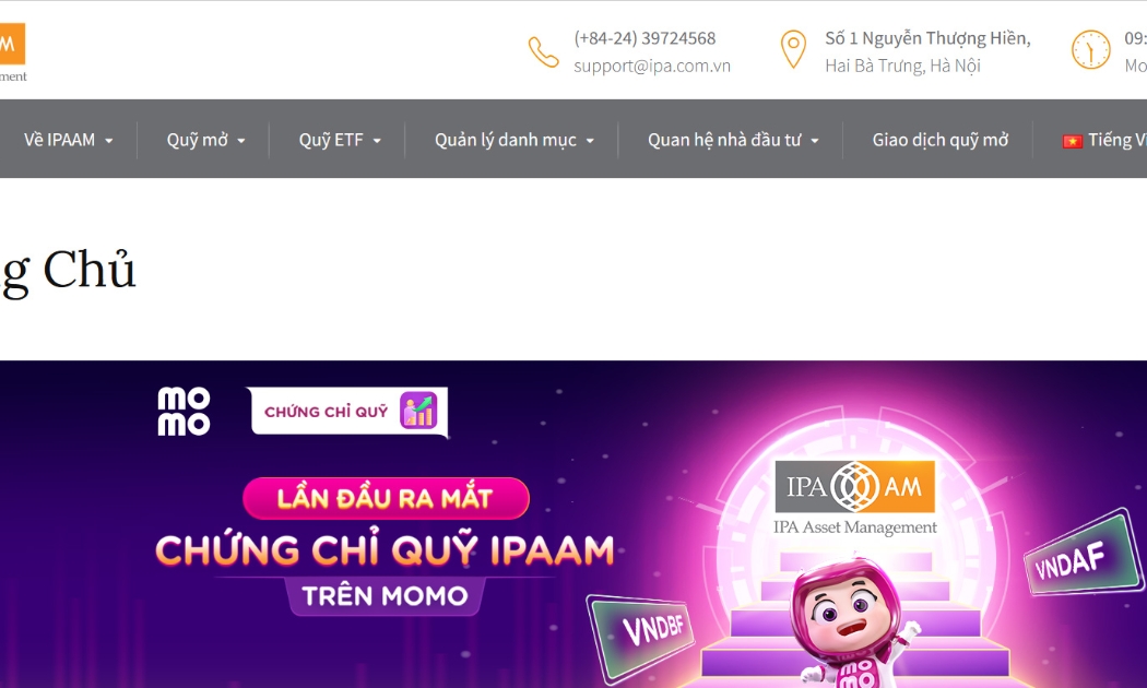 IPAAM được thành lập vào năm 2008, hiện có vốn điều lệ 100 tỷ đồng.