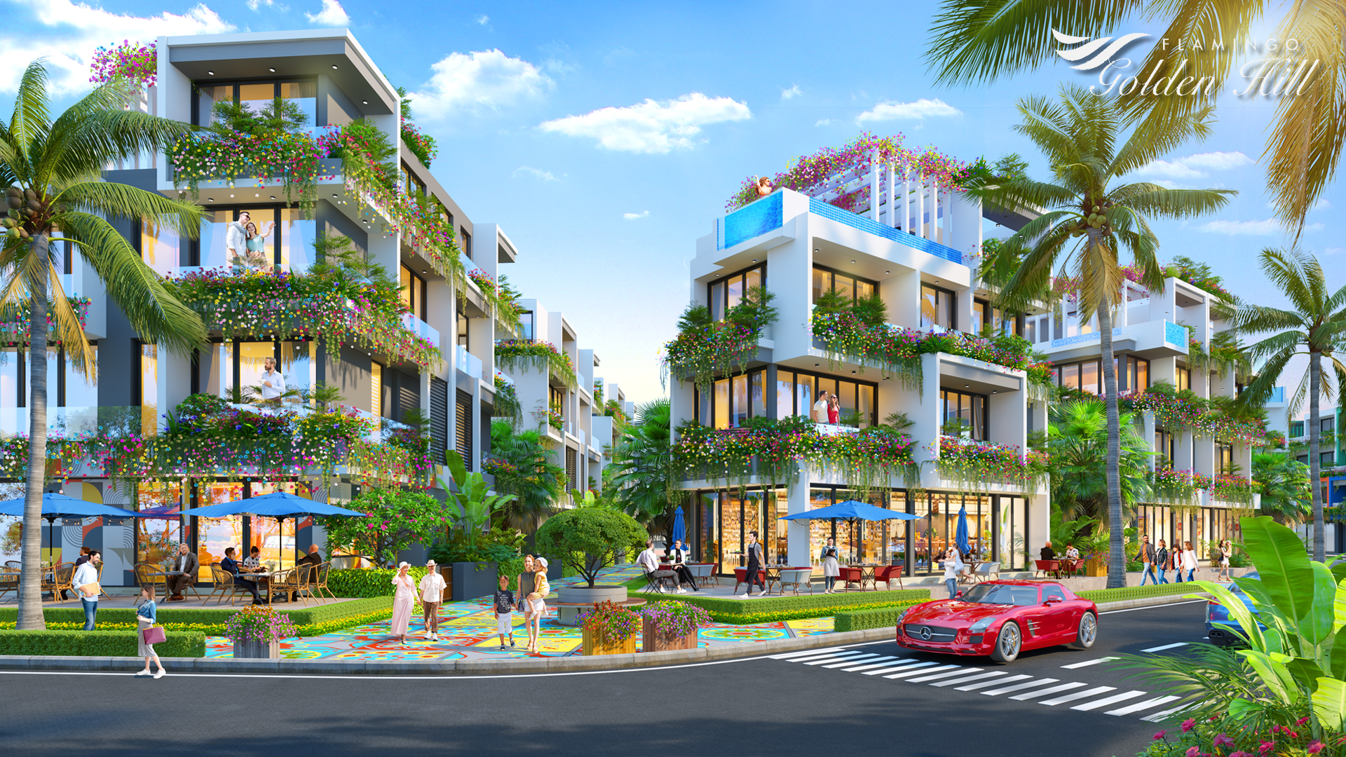 Villa shop và Villa cao cấp như một kiệt tác kiến trúc hài hoà với thiên nhiên.