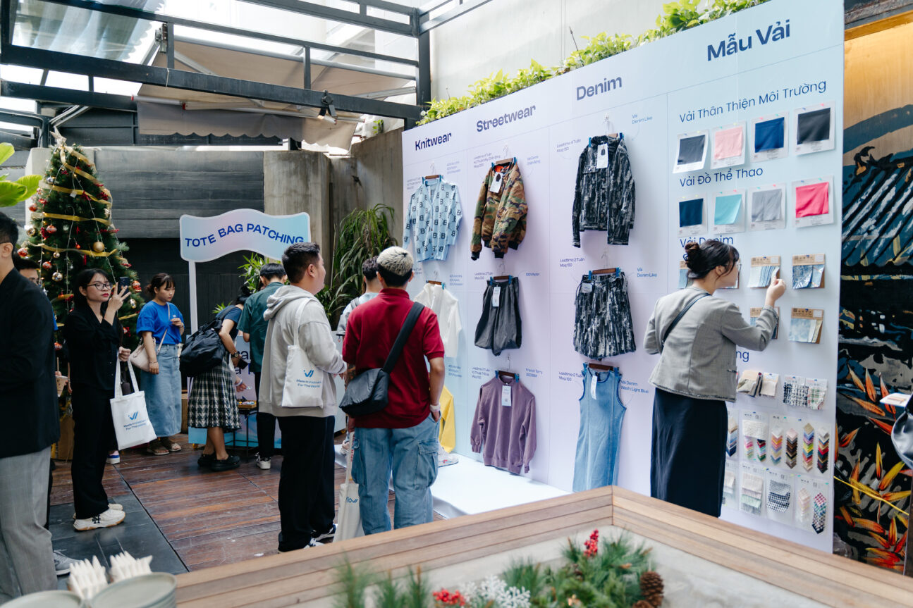 Startup thời trang Inflow giới thiệu các giải pháp tại một sự kiện. Ảnh minh họa. 