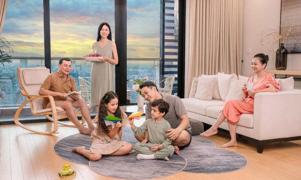Gia đình đa thế hệ cần một không gian sống rộng rãi, vừa riêng tư vừa hòa hợp.