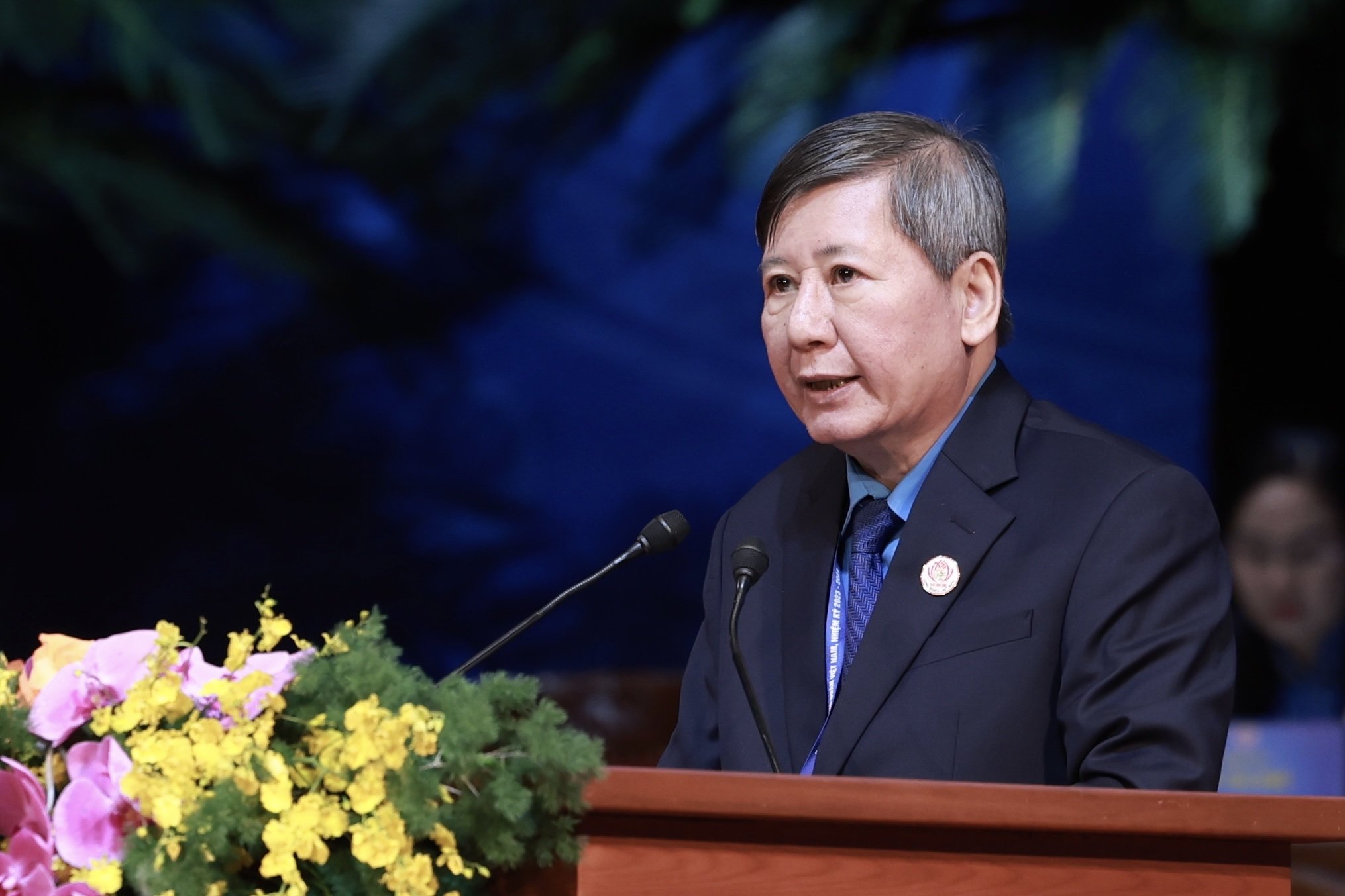 Phó Chủ tịch Thường trực Tổng Liên đoàn Lao động Việt Nam Trần Thanh Hải. 