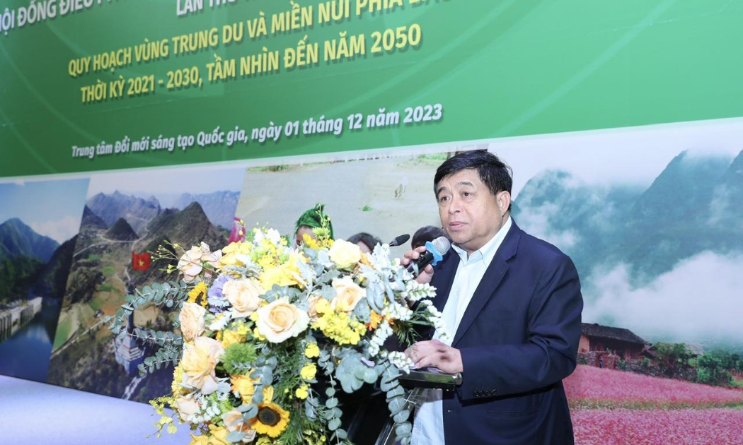 Bộ trưởng Bộ Kế hoạch và Đầu tư lưu ý một số điểm trong quy hoạch vùng Trung du và miền núi phía Bắc.
