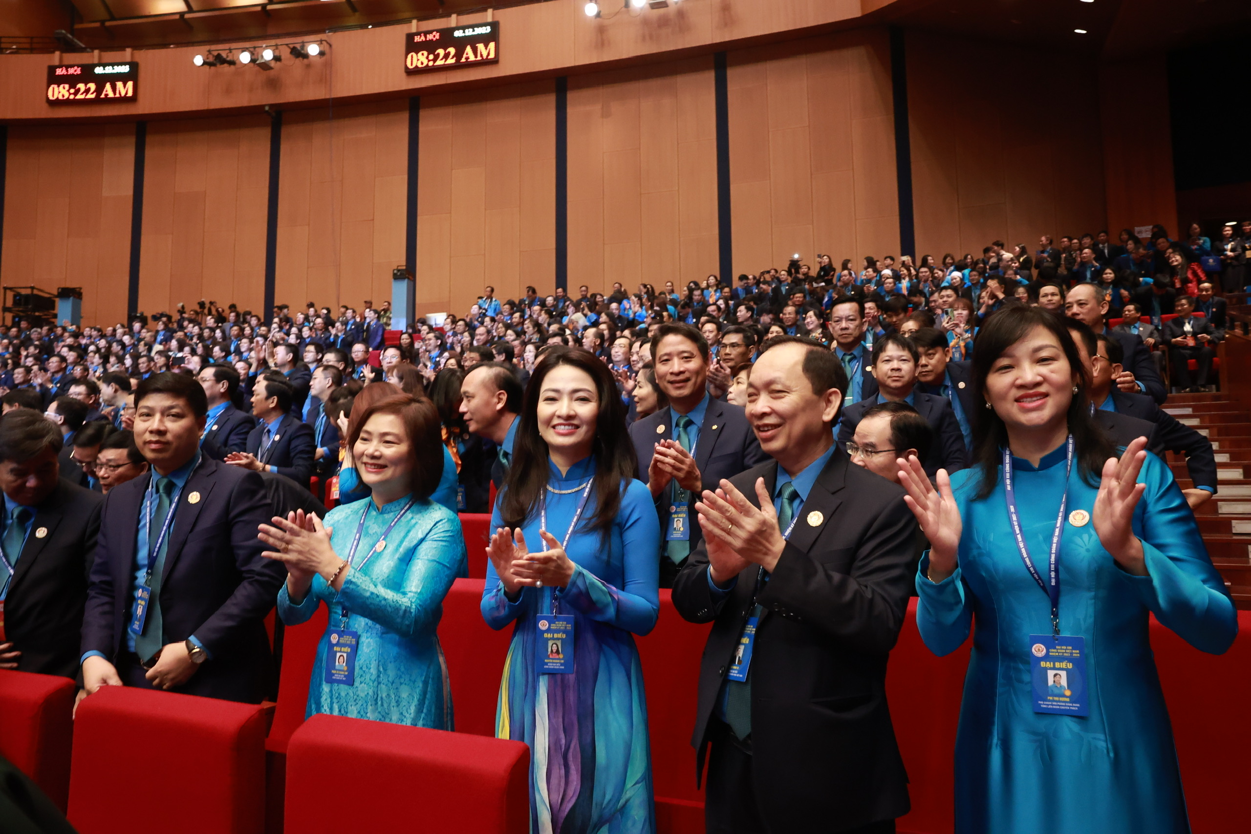 Đại biểu tham dự Đại hội Công đoàn XIII. 