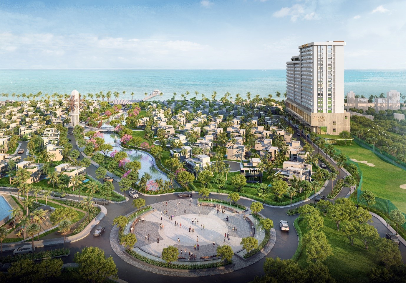 Chỉ 192 căn biệt thự biển Serenity và căn hộ “du thuyền” Vega Alaric mang đến “đặc quyền” thượng lưu cho chủ nhân.