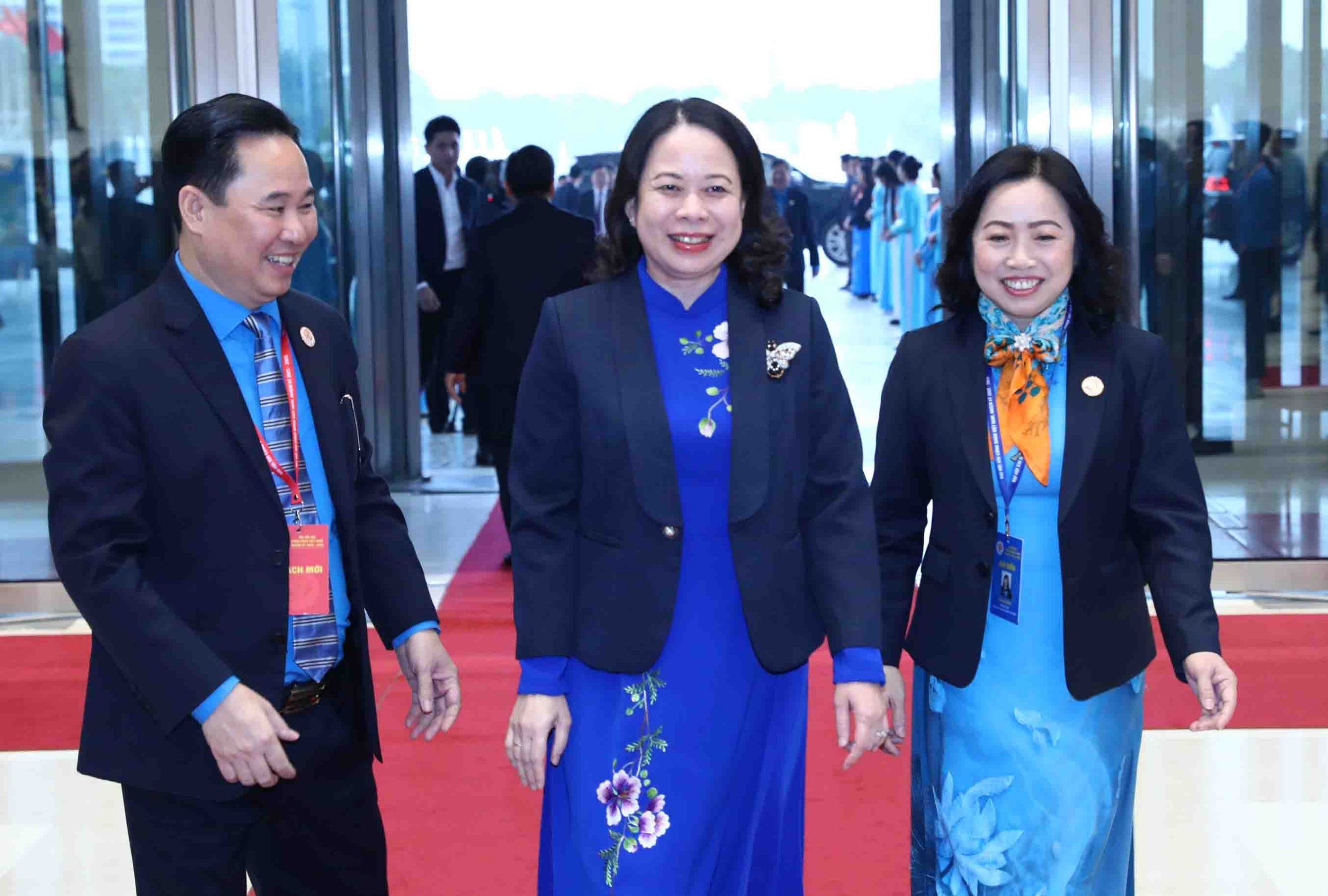 Phó Chủ tịch nước Võ Thị Ánh Xuân dự Đại hội. 