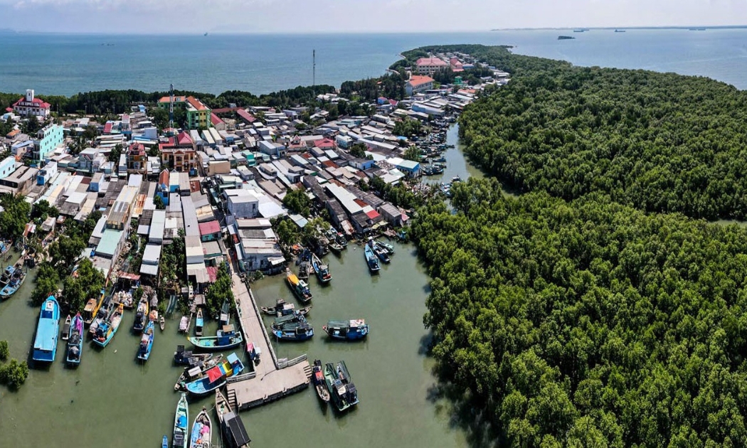 Cầu Cần Giờ sẽ giúp hình thành tuyến giao thông mới kết nối trực tiếp với khu vực phía Nam TP.HCM - Ảnh minh hoạ