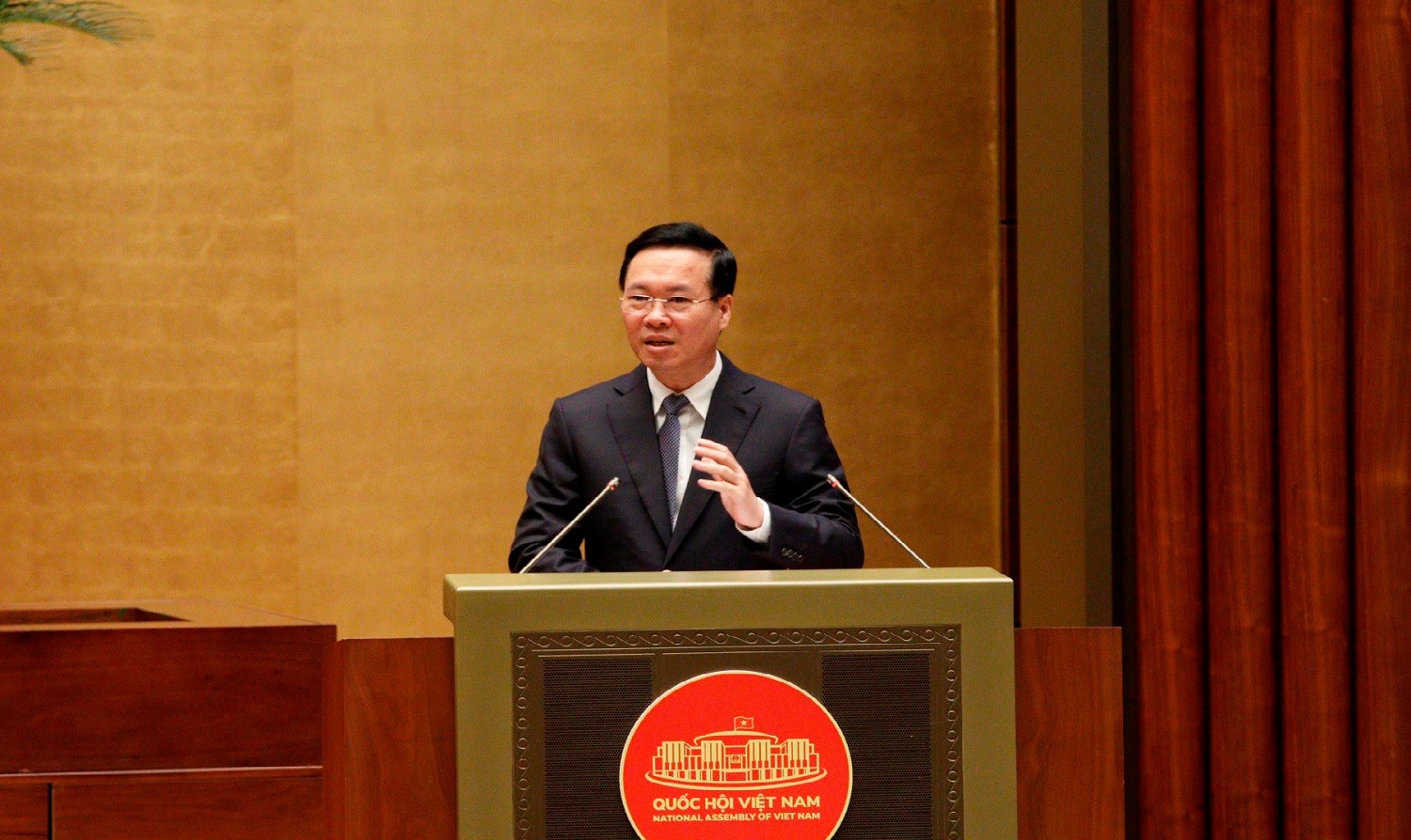 Chủ tịch nước V&otilde; Văn Thưởng truyền đạt chuy&ecirc;n đề: 