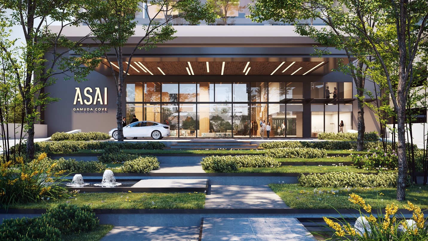 Phối cảnh mặt trước dự án Gamuda Cove ASAI. Nguồn: Gamuda Land.