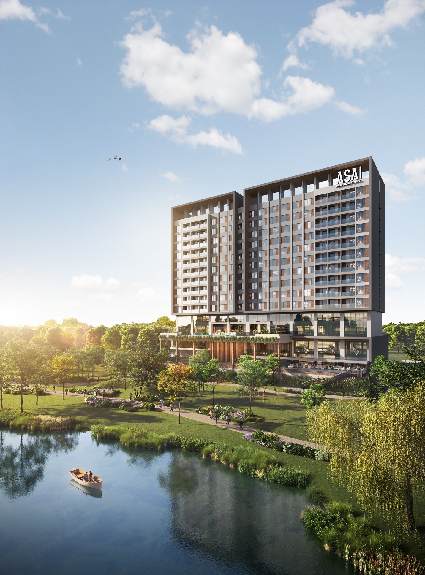 Toàn cảnh dự án Gamuda Cove ASAI tại Malaysia. Nguồn: Gamuda Land.