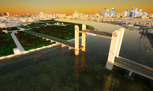 Hơn 6.000 tỷ đồng xây cầu Thủ Thiêm 4, TP.HCM