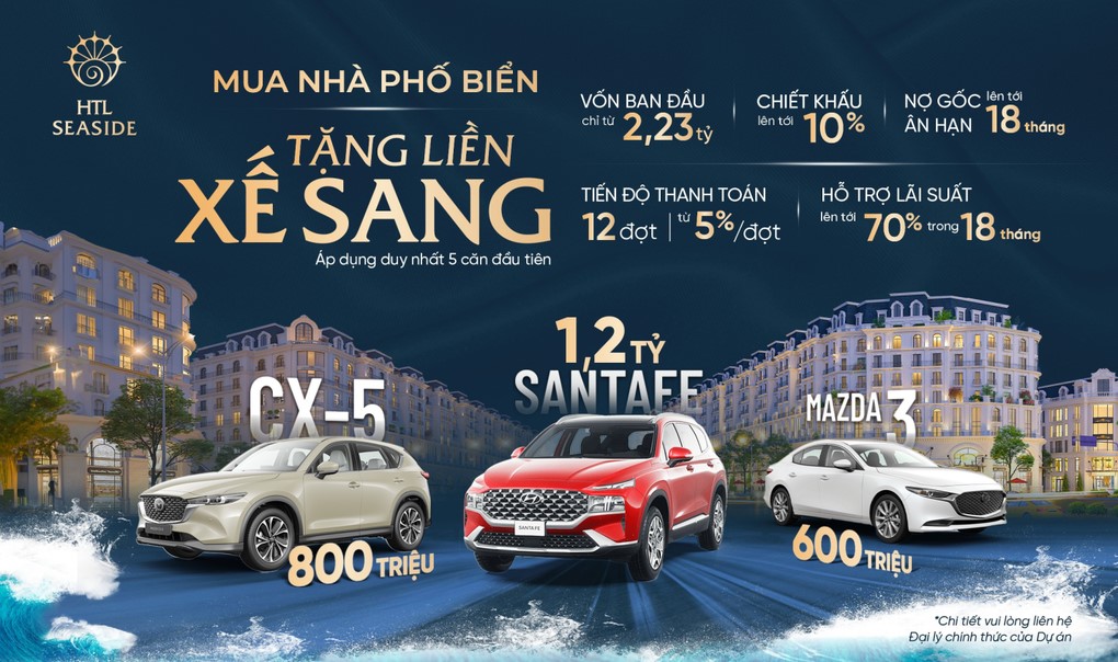 Chủ đầu tư HTL Việt Nam dành tặng chính sách bán hàng đặc biệt cho nhà đầu tư đến gần hơn với bài toán hoàn thiện mô hình kinh doanh dẫn đầu xu hướng đầu tư bất động sản nghỉ dưỡng 2024.