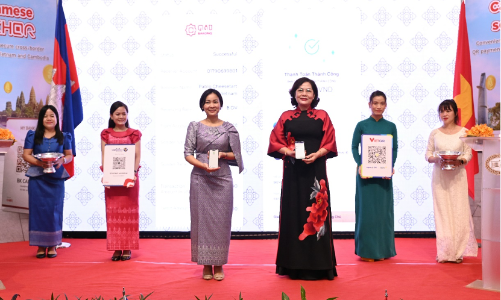 Chính thức ra mắt dịch vụ quét QR thanh toán xuyên biên giới giữa Việt Nam và Campuchia