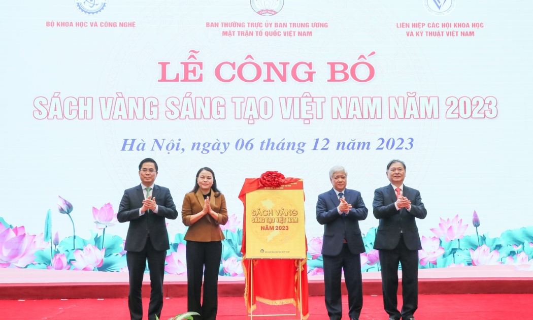 Công bố Sách vàng Sáng tạo Việt Nam năm 2023.
