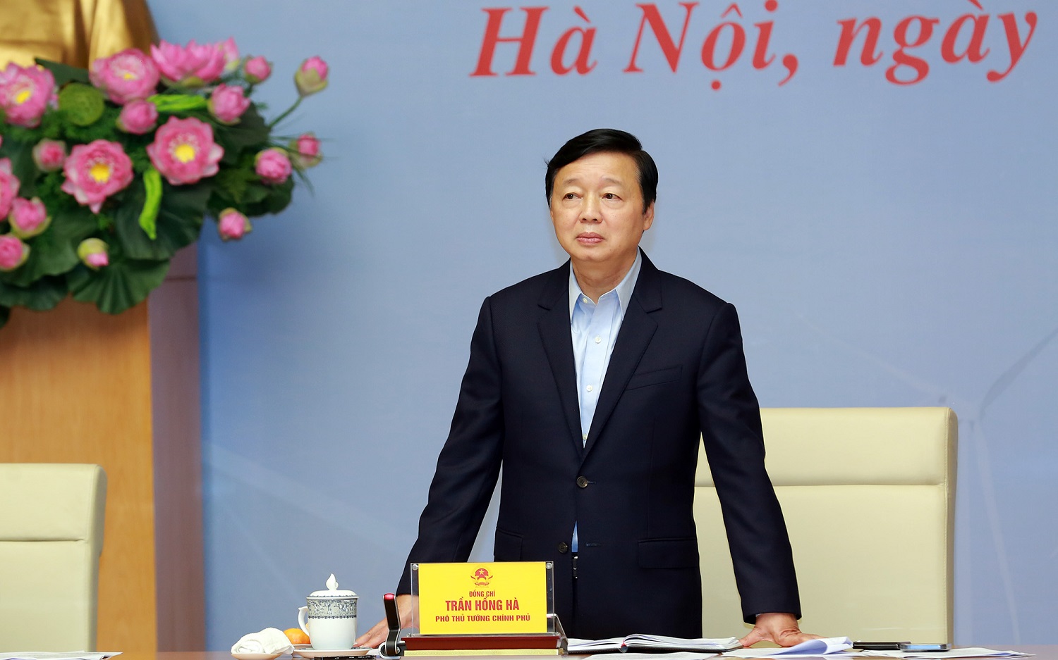 Phó Thủ tướng Trần Hồng Hà: "Lĩnh vực năng lượng là "huyết mạch", là hạ tầng quan trọng, cơ bản của nền kinh tế". Ảnh: VGP.